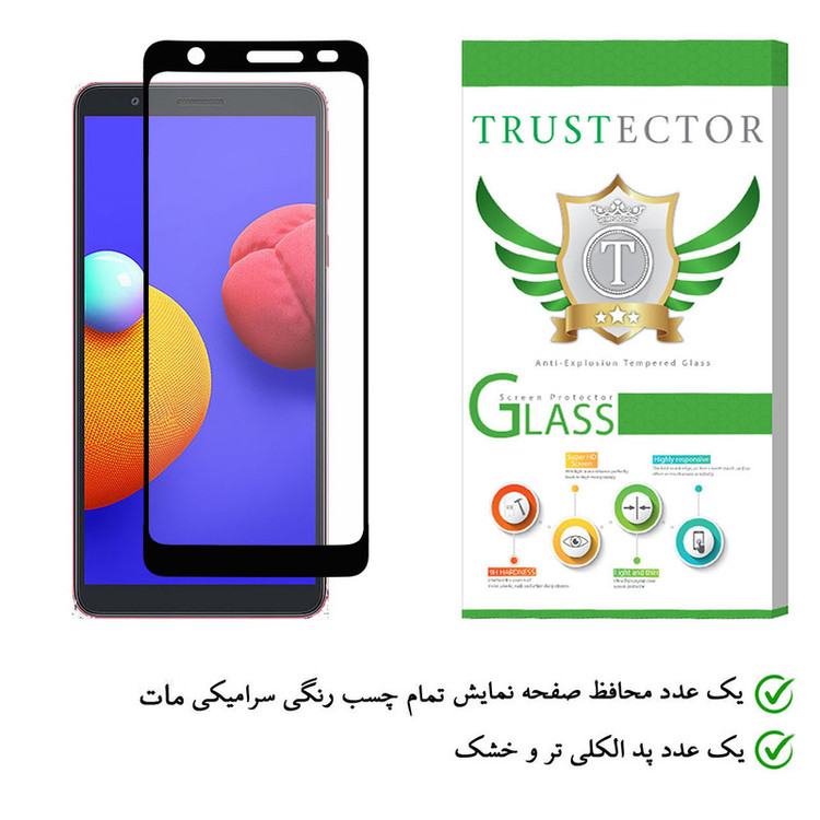 محافظ صفحه نمایش سرامیکی تراستکتور مدل CAT مناسب برای گوشی موبایل سامسونگ Galaxy A01 Core
