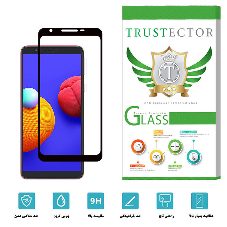 محافظ صفحه نمایش سرامیکی تراستکتور مدل CRT-Glass مناسب برای گوشی موبایل سامسونگ Galaxy A01 Core