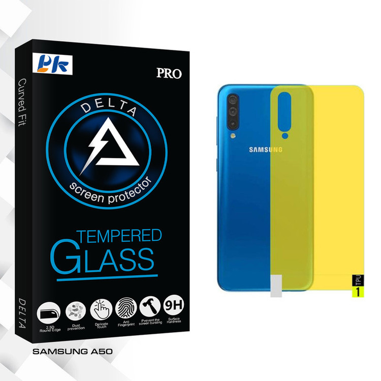 محافظ پشت گوشی پی کی مدل Delta Glass مناسب برای گوشی موبایل سامسونگ Galaxy A50