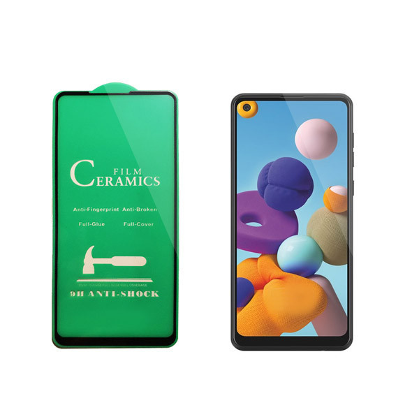 محافظ صفحه نمایش سرامیکی گریفین مدل FLCRG GN mo مناسب برای گوشی موبایل سامسونگ Galaxy A21
