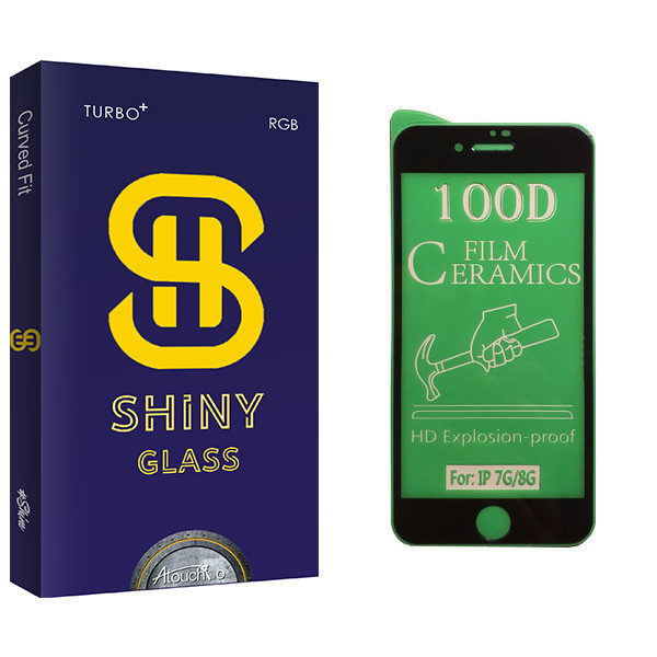 محافظ صفحه نمایش سرامیکی آتوچبو مدل Shiny Glass مناسب برای گوشی موبایل اپل iPhone 7