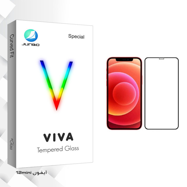 محافظ صفحه نمایش جانبو مدل Viva Glass مناسب برای گوشی موبایل اپل iphone 12 mini