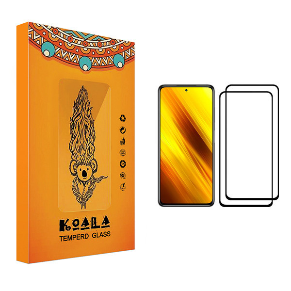 محافظ صفحه نمایش کوآلا مدل Fade مناسب برای گوشی موبایل شیائومی Poco X3 NFC بسته دو عددی