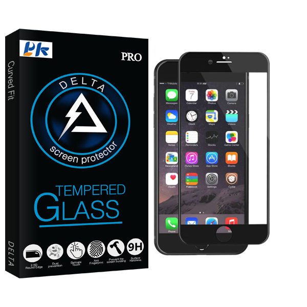 محافظ صفحه نمایش سرامیکی پی کی مدل Delta Glass مناسب برای گوشی موبایل اپل Iphone 8 plus