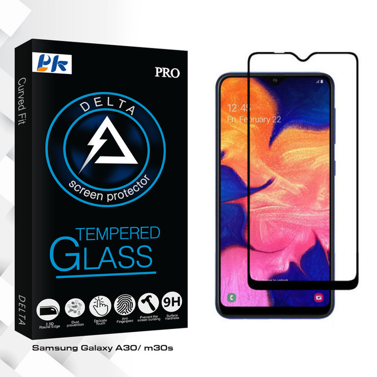 محافظ صفحه نمایش سرامیکی مات پی کی مدل Delta Glass مناسب برای گوشی موبایل سامسونگ Galaxy A30/ m30s