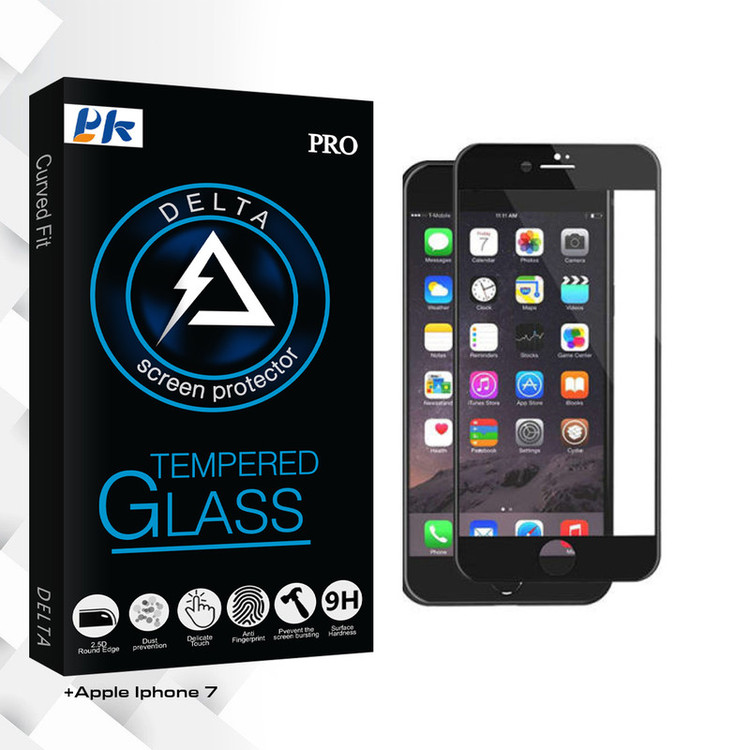 محافظ صفحه نمایش سرامیکی پی کی مدل Delta Glass مناسب برای گوشی موبایل اپل Iphone 7 plus