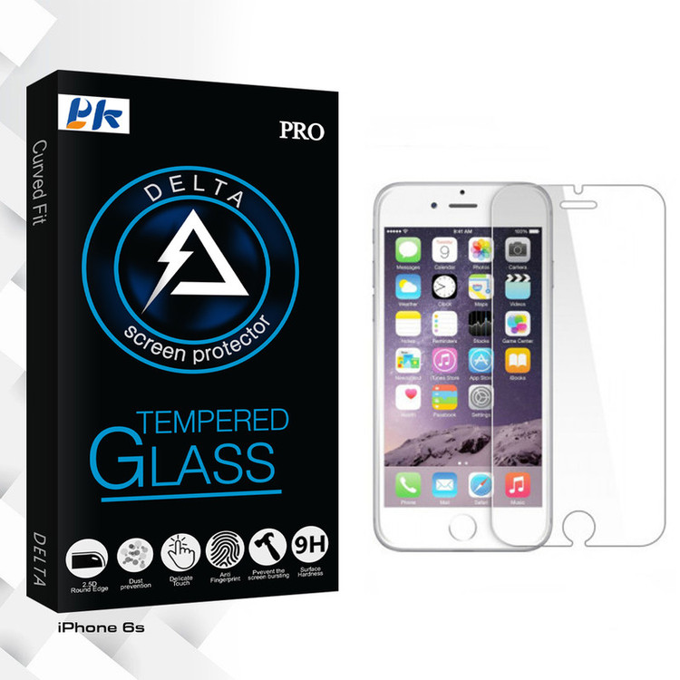 محافظ صفحه نمایش پی کی مدل Delta Glass مناسب برای گوشی موبایل اپل iPhone 6s