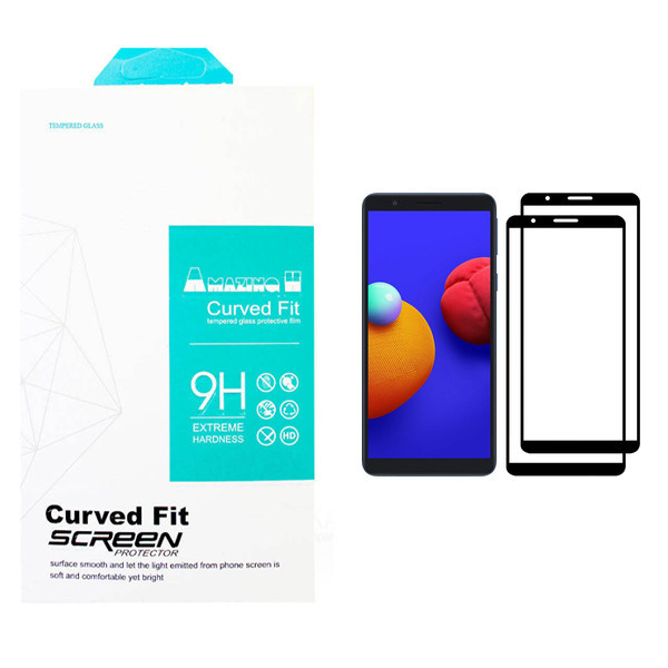 محافظ صفحه نمایش مدل AMAZING مناسب برای گوشی موبایل سامسونگ Galaxy A01 Core بسته دو عددی