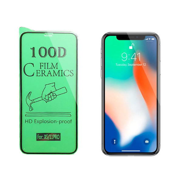 محافظ صفحه نمایش سرامیکی گریفین مدل FLCRG GN st مناسب برای گوشی موبایل اپل iPhone X