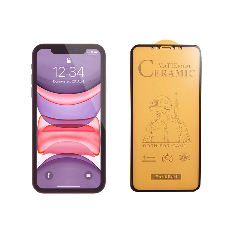 محافظ صفحه نمایش سرامیکی مات گریفین مدل FLCRM GN mo مناسب برای گوشی موبایل اپل iPhone 11