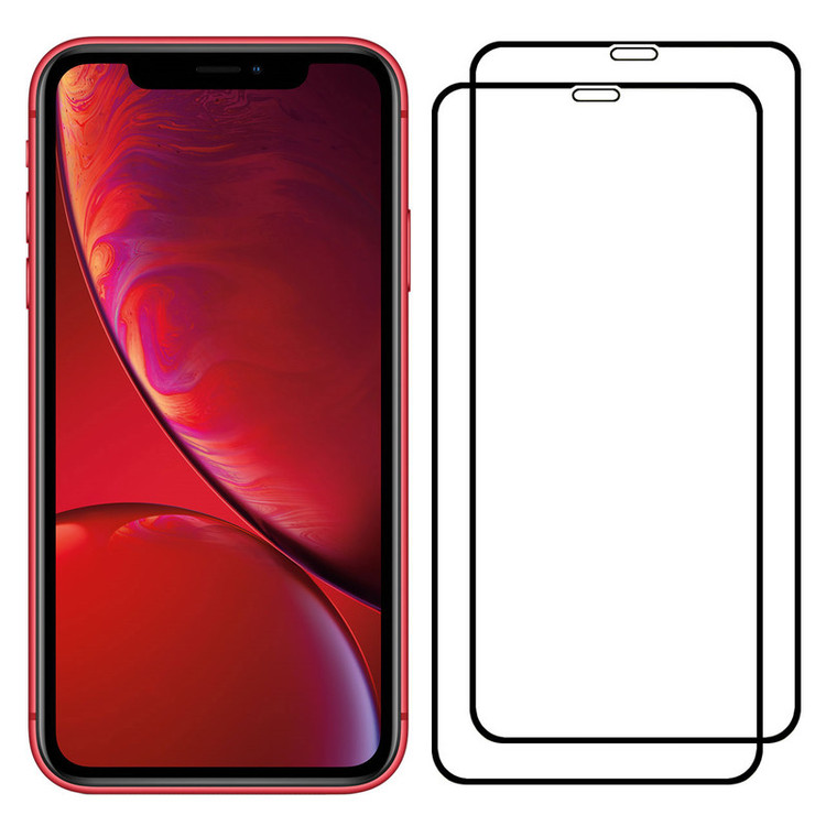 محافظ صفحه نمایش مدل FCG مناسب برای گوشی موبایل اپل iPhone XR بسته دو عددی