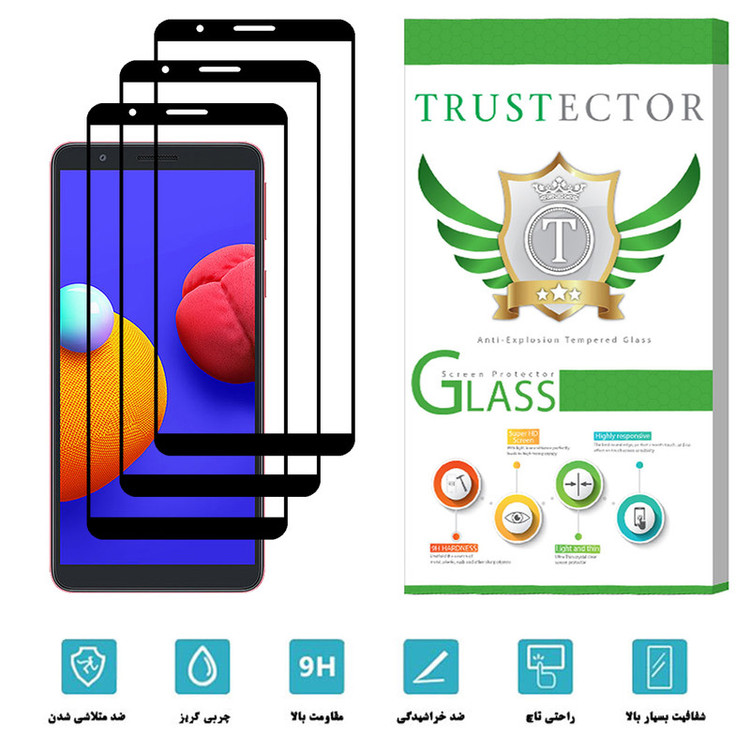 محافظ صفحه نمایش تراستکتور مدل GSS مناسب برای گوشی سامسونگ Galaxy A01 Core بسته 3 عددی