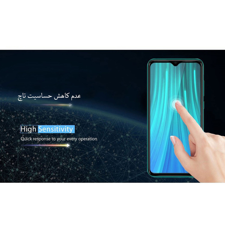 محافظ صفحه نمایش مدل FCG مناسب برای گوشی موبایل شیائومی Poco M3 بسته دو عددی