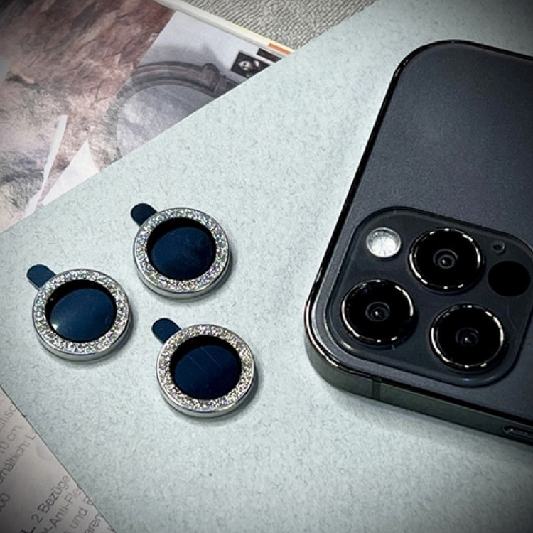 محافظ لنز دوربین نگین دار هورس مدل DIAMOND مناسب برای گوشی موبایل اپل iPhone 13