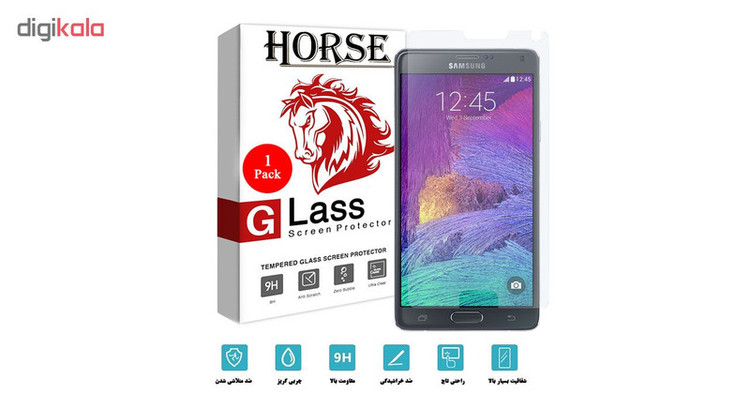 محافظ صفحه نمایش هورس مدل UCC مناسب برای گوشی موبایل سامسونگ Galaxy Note 4