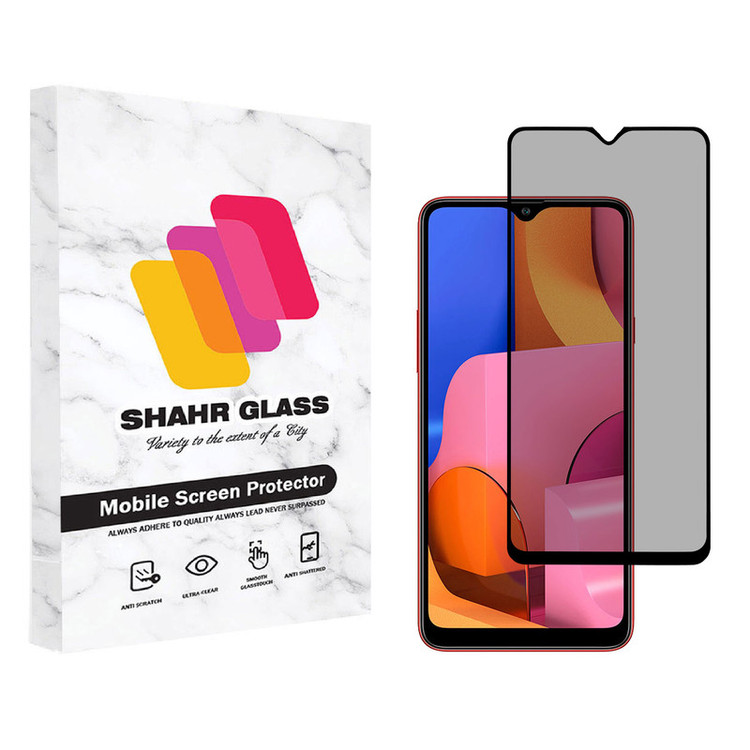 محافظ صفحه نمایش حریم شخصی شهر گلس مدل PRV مناسب برای گوشی موبایل سامسونگ Galaxy A20s