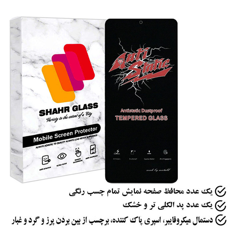 محافظ صفحه نمایش آنتی استاتیک شهر گلس مدل ANTIDUSTSH مناسب برای گوشی موبایل سامسونگ Galaxy S21 FE 5G