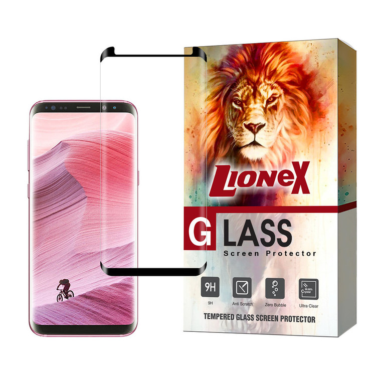 محافظ صفحه نمایش لایونکس مدل EDGNWLI مناسب برای گوشی موبایل سامسونگ Galaxy S8 / Galaxy S9