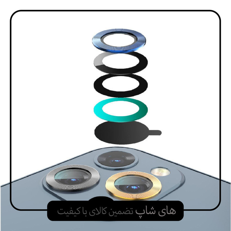 محافظ لنز دوربین لایونکس مدل RING-LENS مناسب برای گوشی موبایل اپل iPhone 14 Pro Max