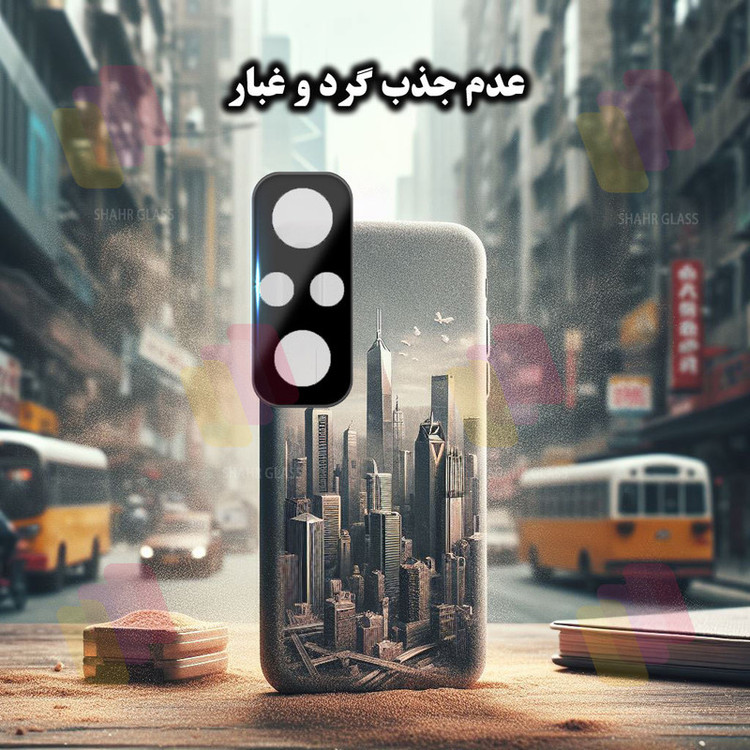 محافظ لنز دوربین شهر گلس مدل LENSFSH مناسب برای گوشی موبایل شیائومی Redmi Note 10 Pro / Redmi Note 10 Pro India / Redmi Note 10 Pro Max