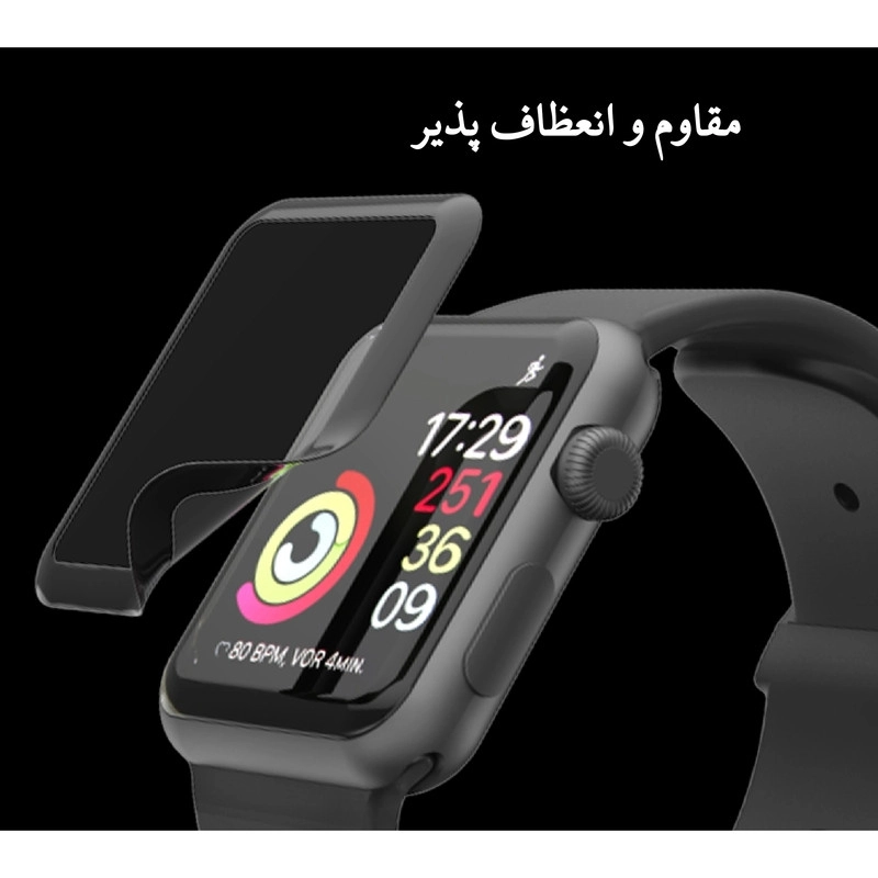 محافظ صفحه نمایش شهر گلس مدل PMMA مناسب برای اپل واچ Series 6 Aluminum 40mm
