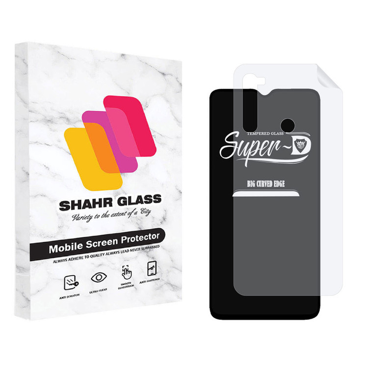 محافظ صفحه نمایش شهر گلس مدل 2SN-Glass مناسب برای گوشی موبایل شیائومی Redmi Note 8 به همراه محافظ پشت گوشی