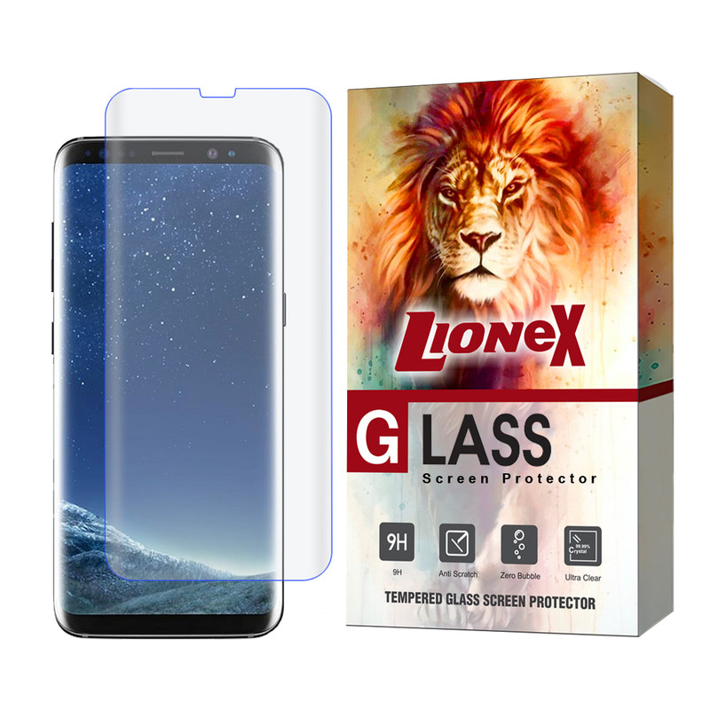 محافظ صفحه نمایش یووی لایونکس مدل UVLIGHTL مناسب برای گوشی موبایل سامسونگ Galaxy S8