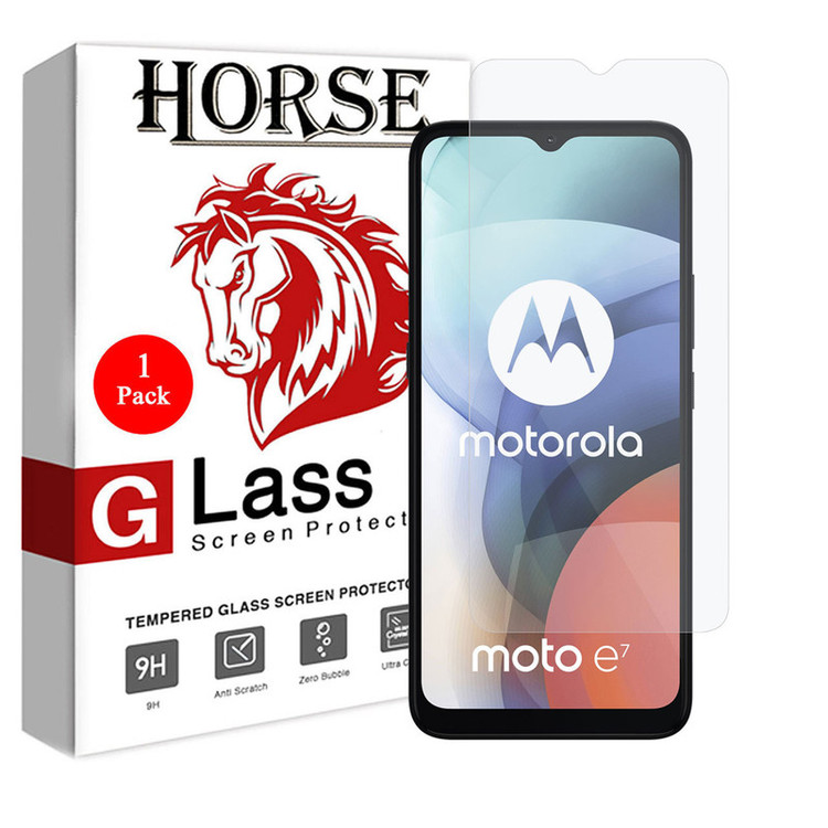 محافظ صفحه نمایش شیشه ای هورس مدل SMP01 مناسب برای گوشی موبایل موتورولا Moto E7