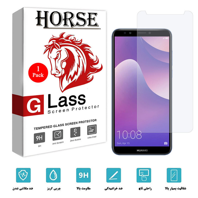 محافظ صفحه نمایش شیشه ای هورس مدل SMP01 مناسب برای گوشی موبایل هوآوی Y7 Pro 2018