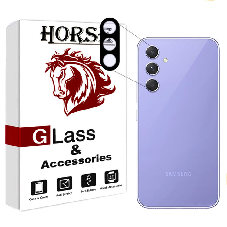 محافظ لنز دوربین هورس مدل 5DLENSHORS مناسب برای گوشی موبایل سامسونگ Galaxy A34 5G