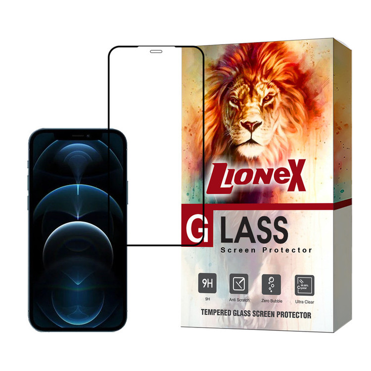 محافظ صفحه نمایش لایونکس مدل FULSLLI مناسب برای گوشی موبایل اپل iPhone 12 Pro / IPhone 12