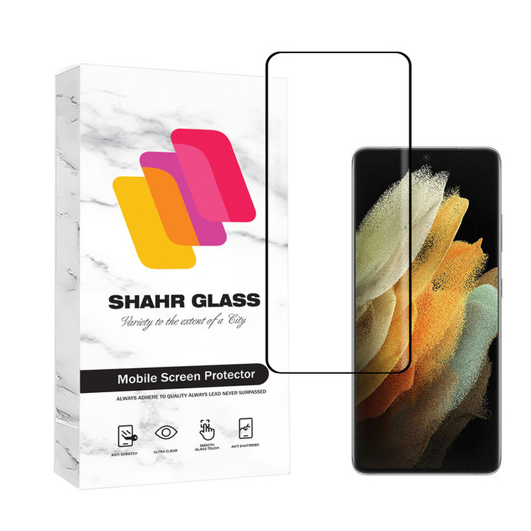 محافظ صفحه نمایش شهر گلس مدل EDGNWSH مناسب برای گوشی موبایل سامسونگ Galaxy S21 Ultra 5G