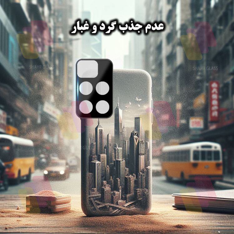 محافظ لنز دوربین شهر گلس مدل LENSFSH مناسب برای گوشی موبایل شیائومی Redmi 10 / Redmi 10 Prime / Redmi 10 2022