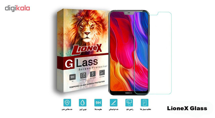 محافظ صفحه نمایش لایونکس مدل UPS مناسب برای گوشی موبایل نوکیا X6 / 6.1 Plus