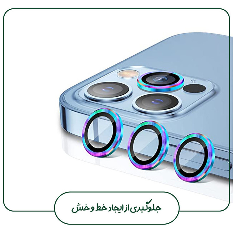 محافظ لنز دوربین لایونکس مدل RINIPL مناسب برای گوشی موبایل اپل iPhone 15 Pro