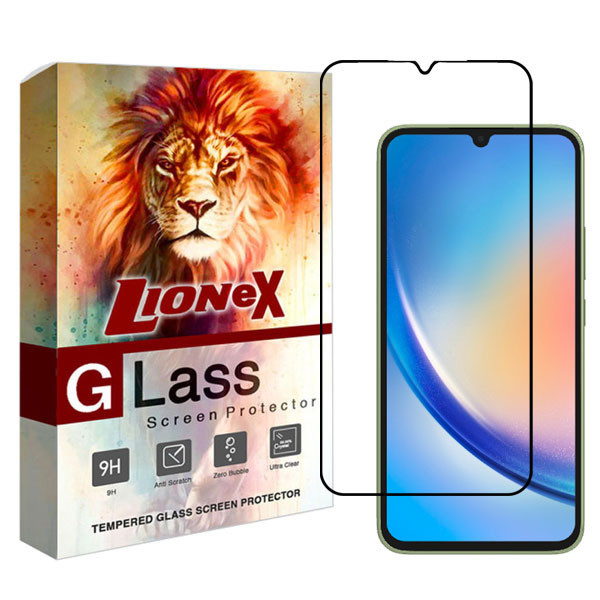 محافظ صفحه نمایش سرامیکی لایونکس مدل CRGLUX مناسب برای گوشی موبایل سامسونگ Galaxy A34