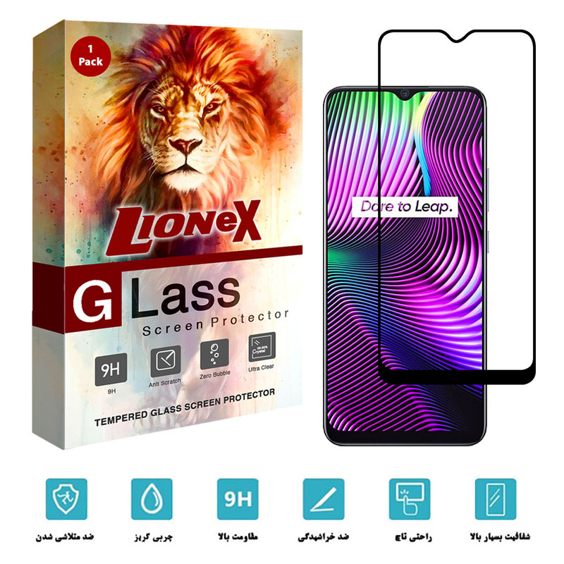محافظ صفحه نمایش سرامیکی لایونکس مدل CRC-L مناسب برای گوشی موبایل ریلمی 7i Global