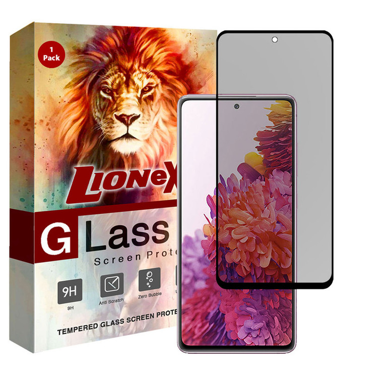 محافظ صفحه نمایش سرامیکی حریم شخصی لایونکس مدل CRP مناسب برای گوشی موبایل سامسونگ Galaxy S20 FE 5G