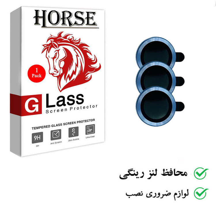 محافظ لنز دوربین هورس مدل RINIPH مناسب برای گوشی موبایل اپل iPhone 15 Pro Max