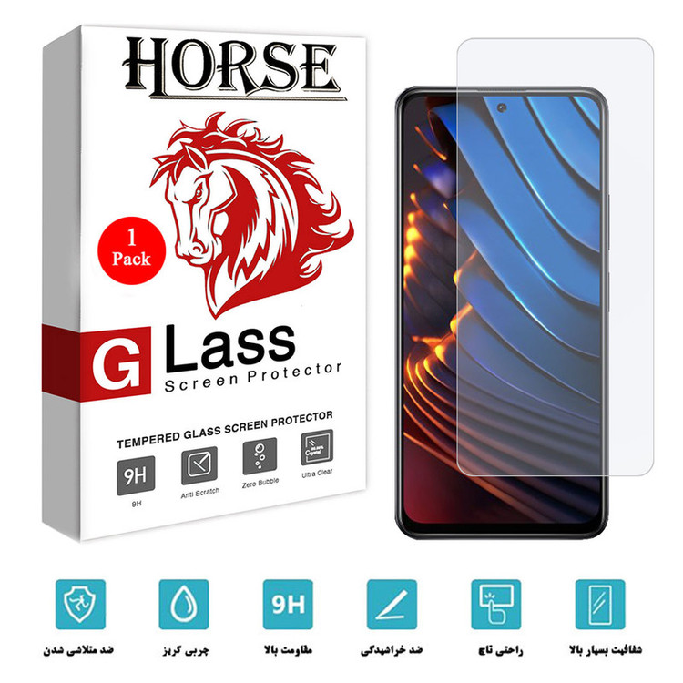 محافظ صفحه نمایش شیشه ای هورس مدل SMP01 مناسب برای گوشی موبایل شیائومی Poco X3