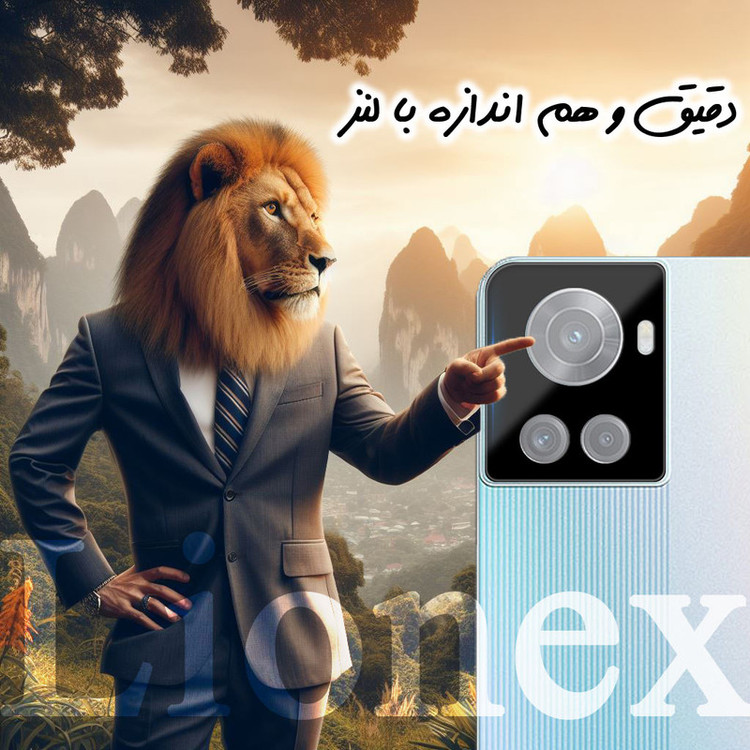 محافظ لنز دوربین لایونکس مدل LENSFUL مناسب برای گوشی موبایل وان پلاس OnePlus 10R
