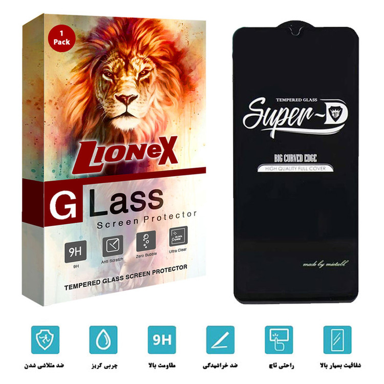 محافظ صفحه نمایش لایونکس مدل SUPERD مناسب برای گوشی موبایل سامسونگ Galaxy M12