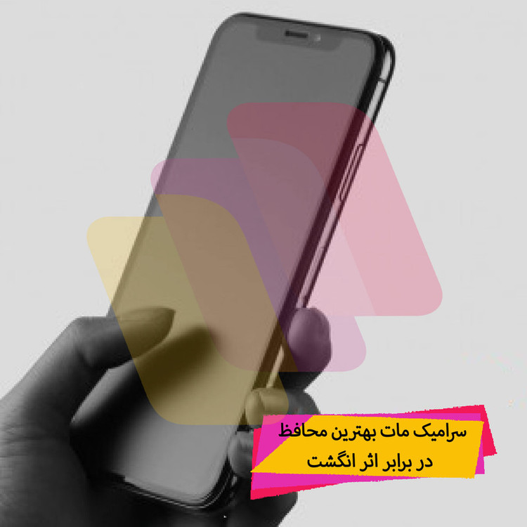 محافظ صفحه نمایش سرامیکی مات شهر گلس مدل CMS مناسب برای گوشی موبایل سامسونگ Galaxy M14