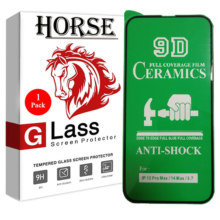 محافظ صفحه نمایش سرامیکی هورس مدل CRM14 مناسب برای گوشی موبایل اپل iPhone 14 Plus / 13 Pro Max