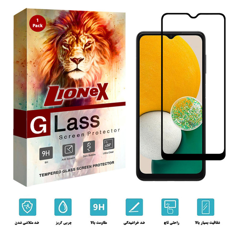 محافظ صفحه نمایش لایونکس مدل USS مناسب برای گوشی موبایل سامسونگ Galaxy A13 4G