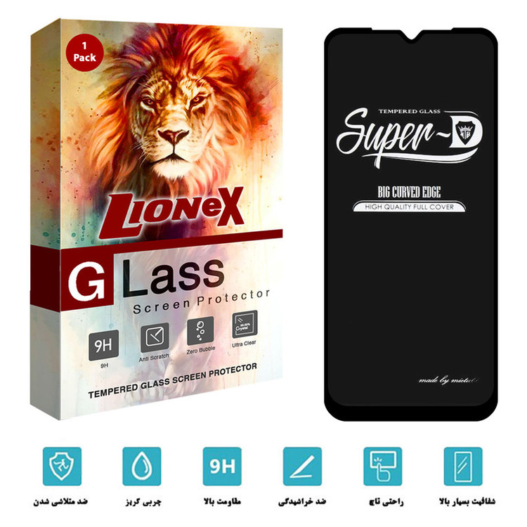 محافظ صفحه نمایش لایونکس مدل SUPERD مناسب برای گوشی موبایل سامسونگ Galaxy A04