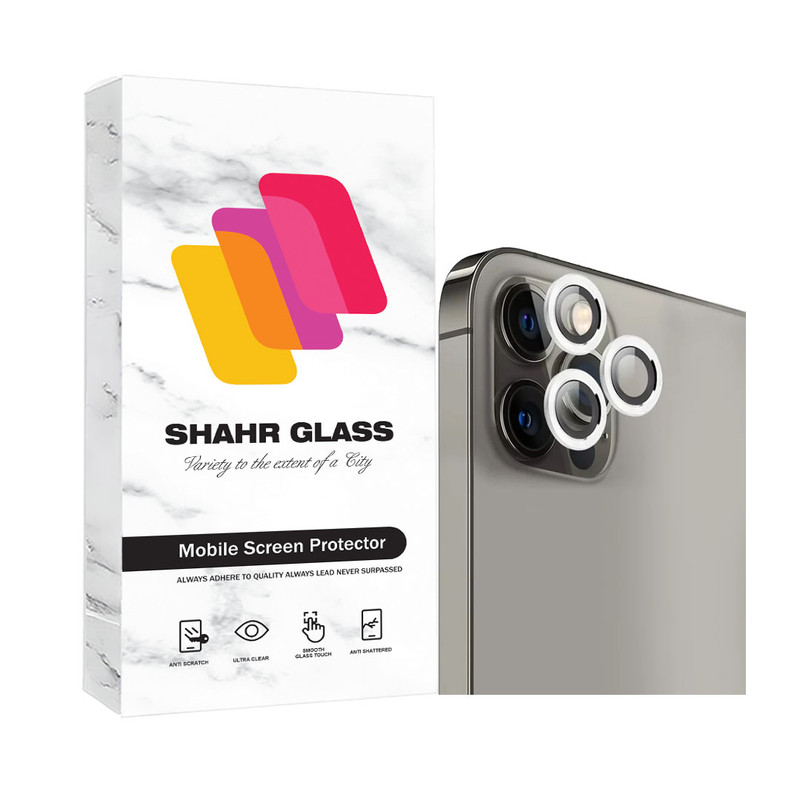 محافظ لنز دوربین شهر گلس مدل RINGISLSH مناسب برای گوشی موبایل اپل iPhone 12 Pro / 11 Pro Max / 11 Pro