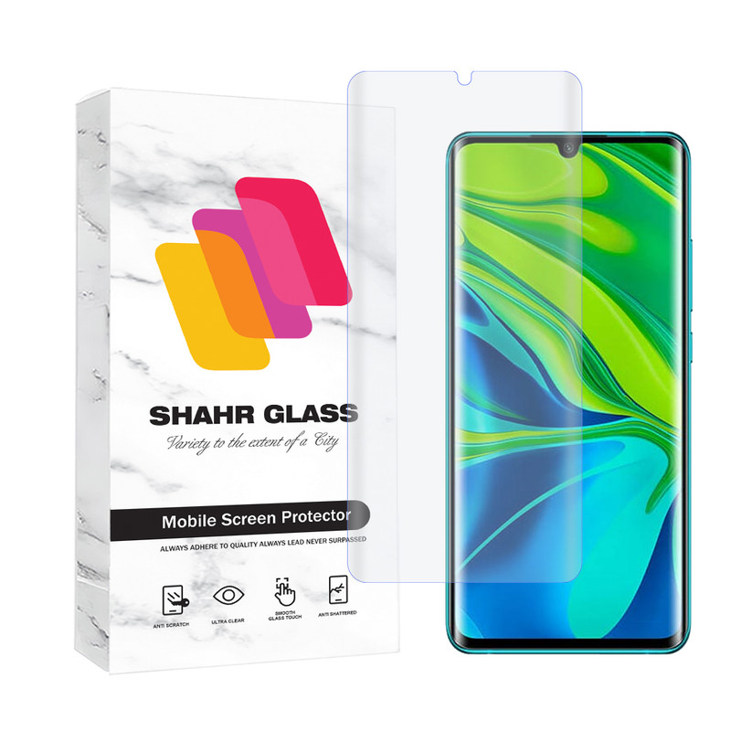 محافظ صفحه نمایش یووی شهر گلس مدل UVLIGHTSH مناسب برای گوشی موبایل شیائومی Mi Note 10 / Mi Note 10 Pro / Mi Note 10 Lite
