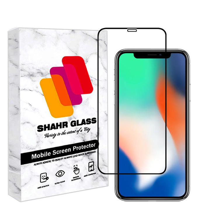 محافظ صفحه نمایش شهر گلس مدل FULPLUSSH مناسب برای گوشی موبایل اپل iPhone X