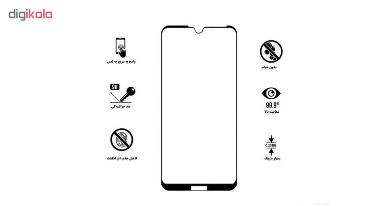 محافظ صفحه نمایش سرامیکی هورس مدل CRM مناسب برای گوشی موبایل هوآوی Y5 2019